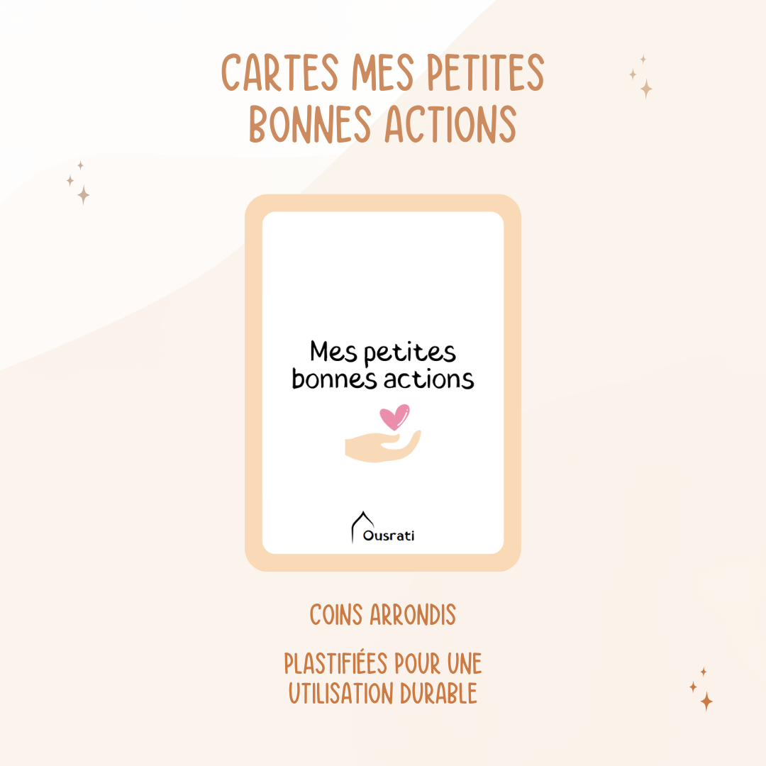CARTES MES PETITES BONNES ACTIONS