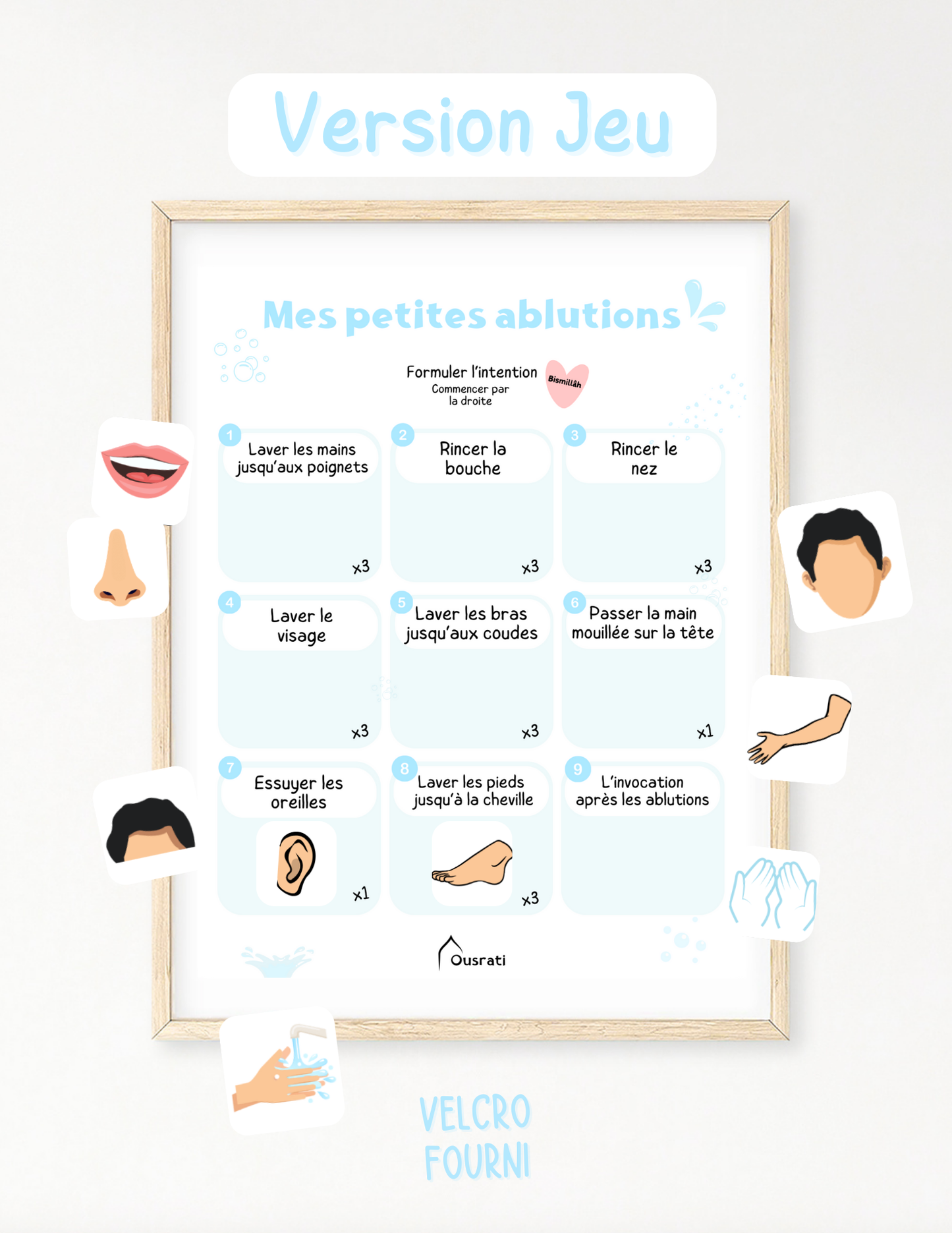 AFFICHE - MES PETITES ABLUTIONS - VERSION JEU