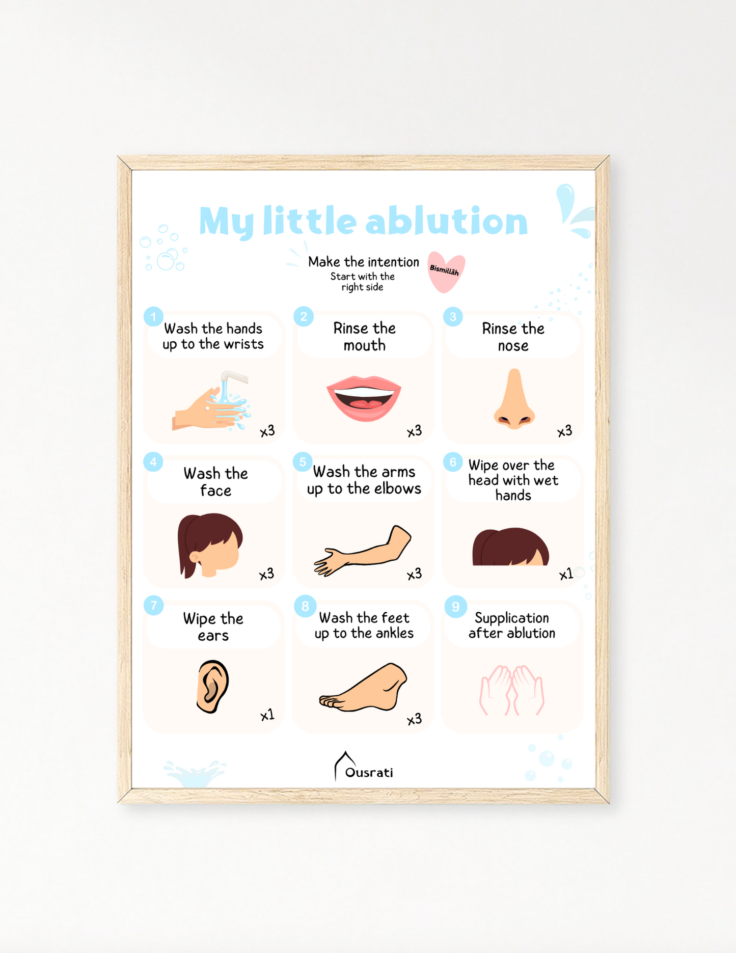 AFFICHE - MES PETITES ABLUTIONS