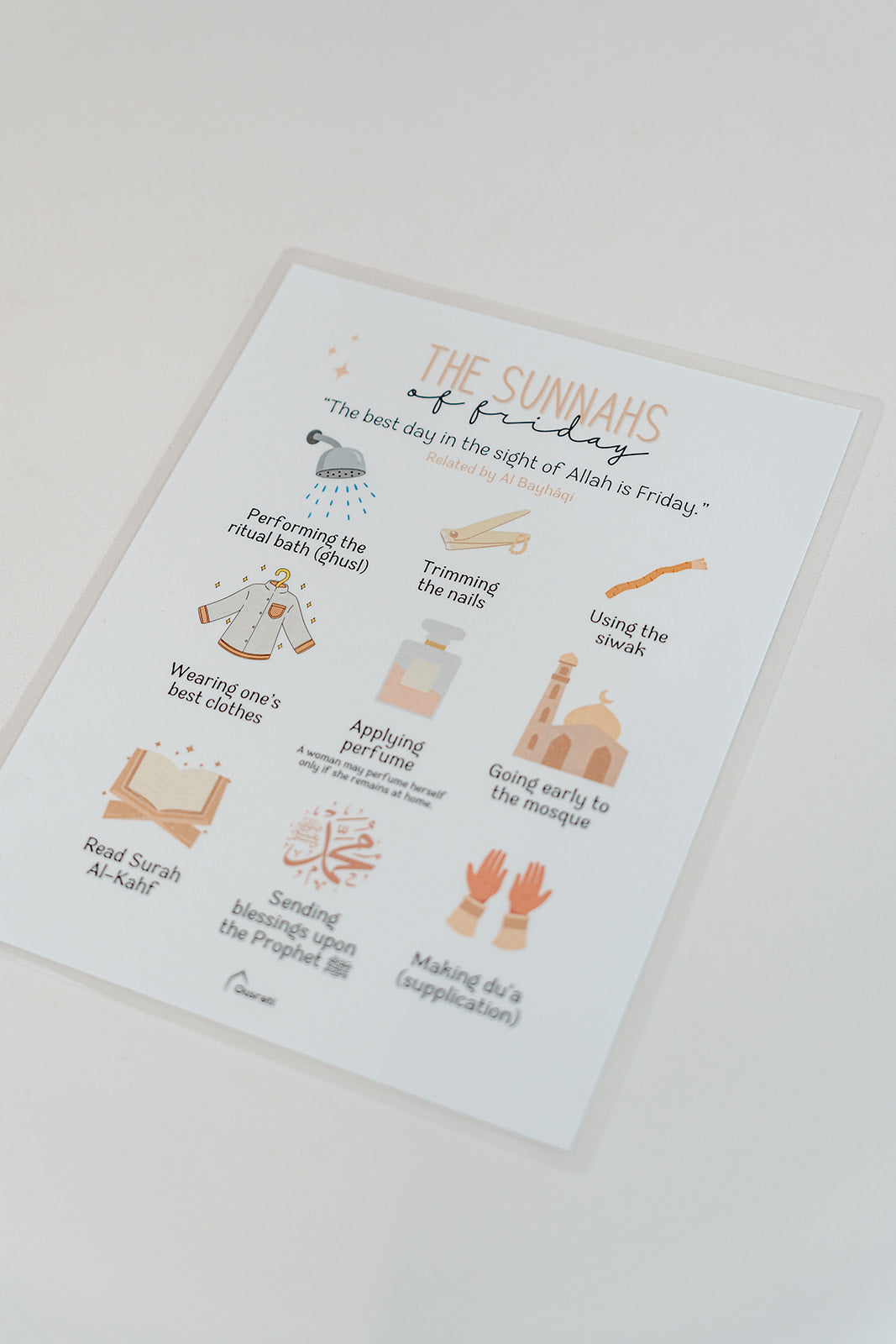 AFFICHE - SUNNAH DU VENDREDI