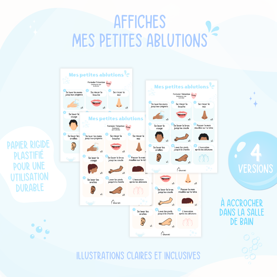 AFFICHE - MES PETITES ABLUTIONS