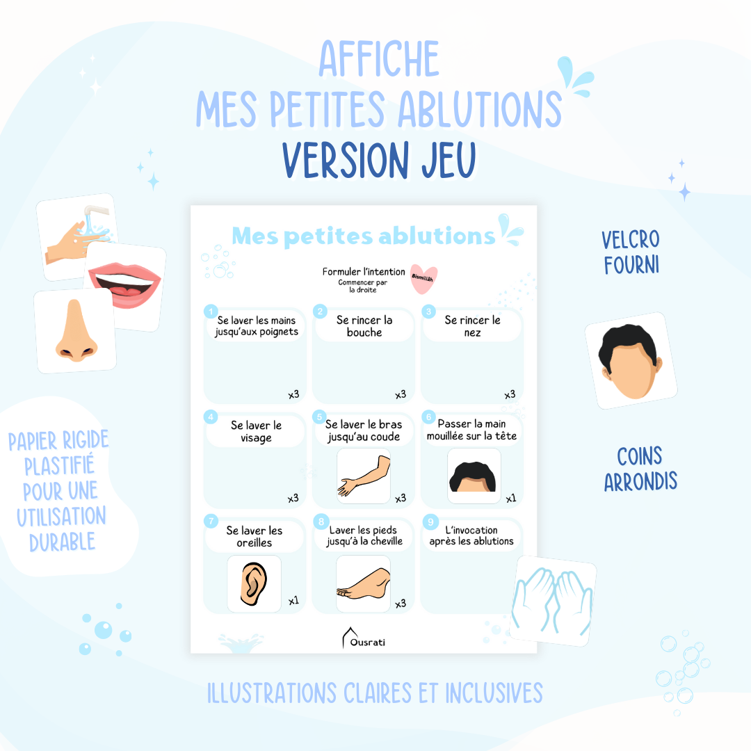 AFFICHE - MES PETITES ABLUTIONS - VERSION JEU