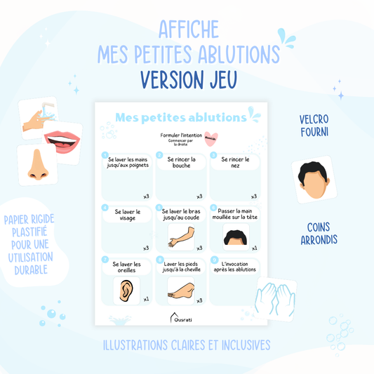 AFFICHE - MES PETITES ABLUTIONS - VERSION JEU