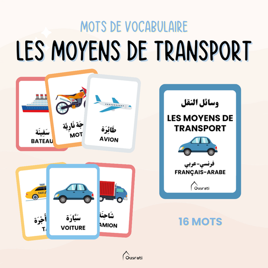 CARTES - LES MOYENS DE TRANSPORT