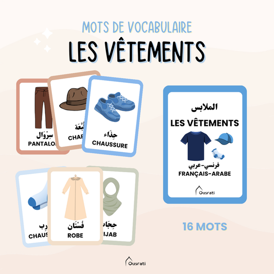 CARTES - LES VÊTEMENTS