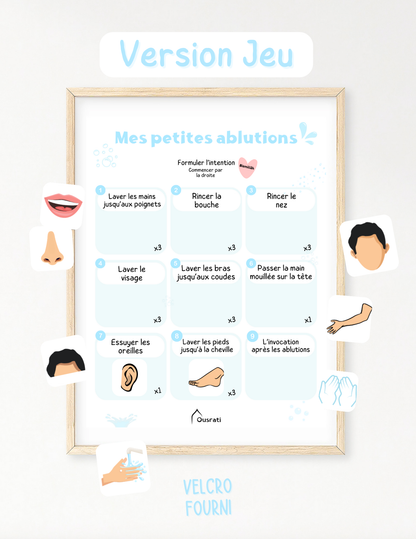 AFFICHE - MES PETITES ABLUTIONS - VERSION JEU
