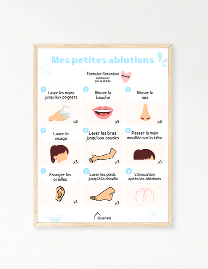 AFFICHE - MES PETITES ABLUTIONS