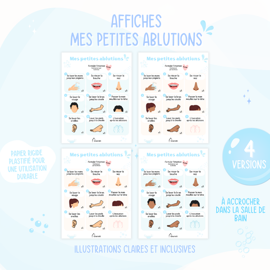 AFFICHE - MES PETITES ABLUTIONS