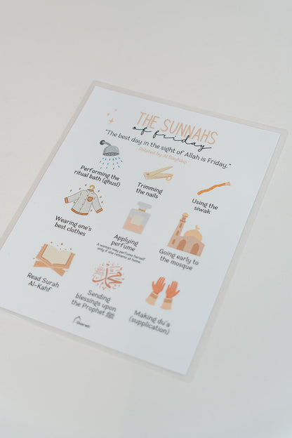 AFFICHE - SUNNAH DU VENDREDI